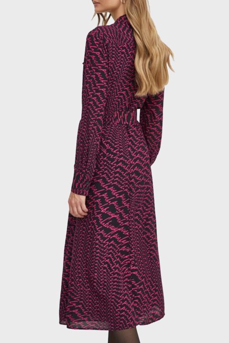 Pinko Regular Fit Kemerli Midi Gömlek Bayan Elbise 100909 A19Q ZW1 SİYAH - 3