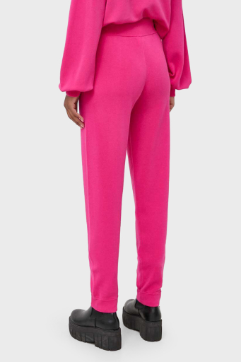 Pinko Regular Fit Yumuşak Dokulu Jogger Triko Bayan Pantolon 101567 A115 N17 PEMBE - 3