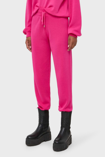 Pinko Regular Fit Yumuşak Dokulu Jogger Triko Bayan Pantolon 101567 A115 N17 PEMBE - 5