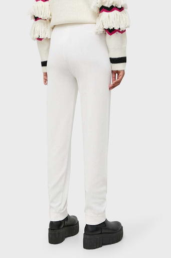 Pinko Regular Fit Yumuşak Dokulu Jogger Triko Bayan Pantolon 101567 A115 Z04 BEYAZ - 3