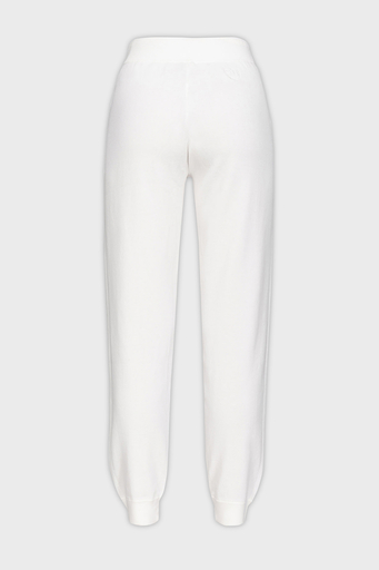 Pinko Regular Fit Yumuşak Dokulu Jogger Triko Bayan Pantolon 101567 A115 Z04 BEYAZ - 6