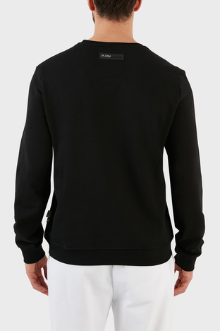 Plein Sport - Plein Sport Logolu Regular Fit Pamuklu Bisiklet Yaka Erkek Sweat FIPS20899 SİYAH (1)