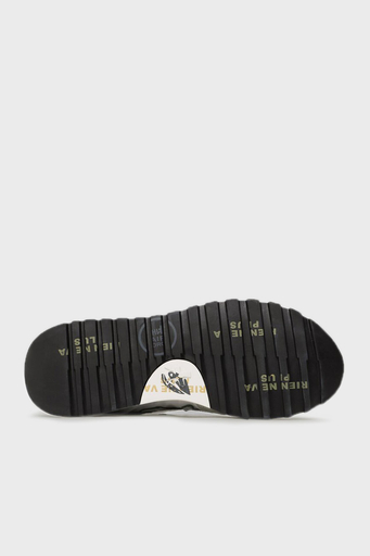 Premiata Baskılı Logolu Hakiki Deri Sneaker Erkek Ayakkabı MICK 6167G BEYAZ-BEJ - 4