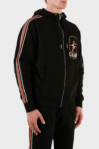 Ruck & Maul % 100 Pamuk Oversize Kapüşonlu Spor Erkek Ceket RMM545000003 24286 SİYAH - 5