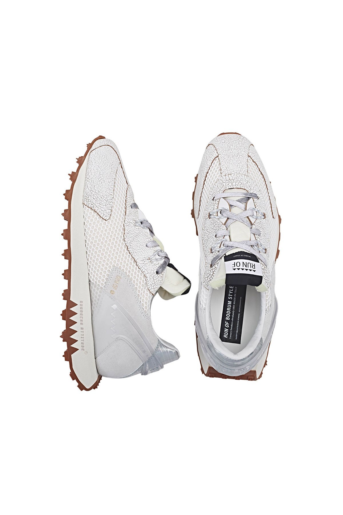 Run Of White Man Tech Günlük Spor Erkek Ayakkabı 40049G AÇIK GRİ