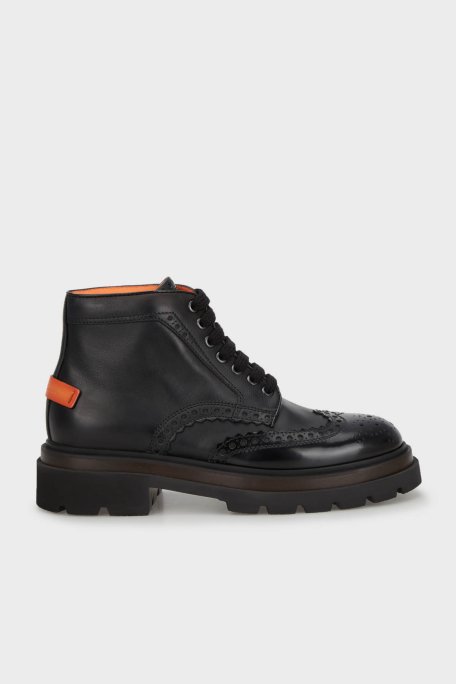 Santoni Hakiki Deri Oxford Erkek Bot MGMI17684JK4BPHGN01 SİYAH - 1