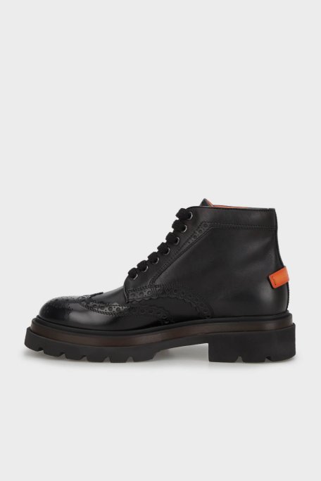 Santoni Hakiki Deri Oxford Erkek Bot MGMI17684JK4BPHGN01 SİYAH - 2