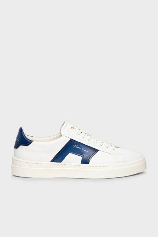 Santoni Hakiki Deri Sneaker Erkek Ayakkabı