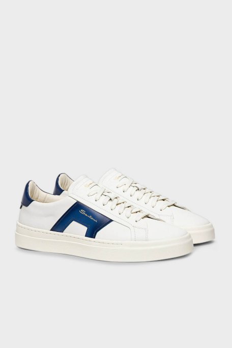 Santoni Hakiki Deri Sneaker Erkek Ayakkabı MBGT21779PNNGXAVI48 BEYAZ - 6