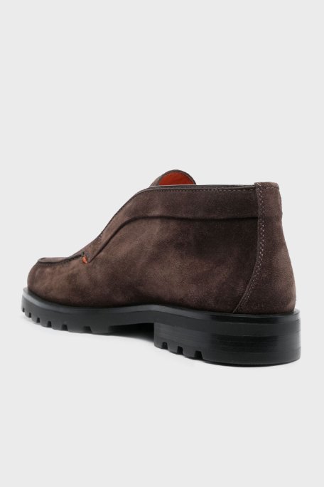 Santoni Hakiki Deri Süet Erkek Bot MGDC17823NEOBSEYT50 KAHVE - 3