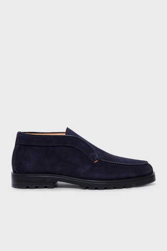 Santoni Hakiki Deri Süet Erkek Bot MGDC17823NEOBSEYU60 LACİVERT - 1