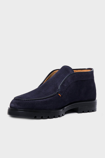 Santoni Hakiki Deri Süet Erkek Bot MGDC17823NEOBSEYU60 LACİVERT - 4