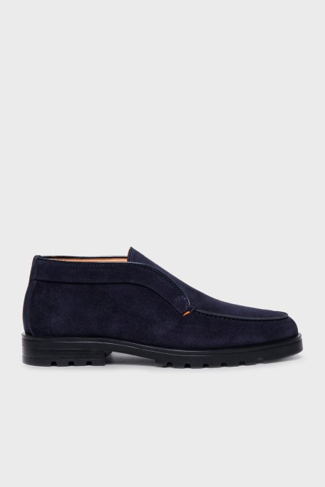 Santoni Hakiki Deri Süet Erkek Bot MGDC17823NEOBSEYU60 LACİVERT - 1