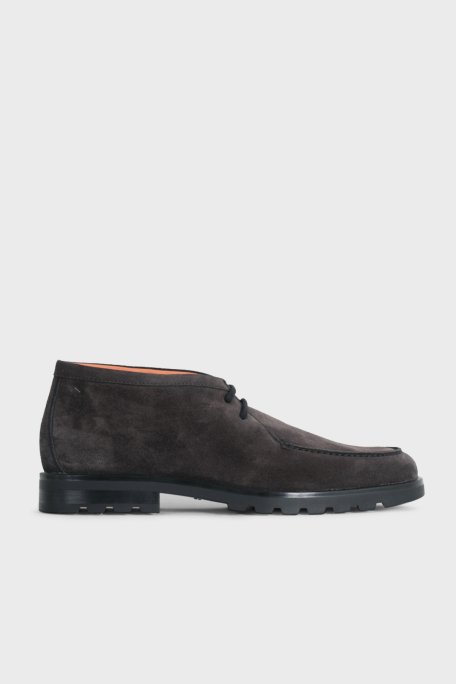 Santoni Hakiki Deri Süet Erkek Bot MGDC18609NEOBSEYG76 GRİ - 6