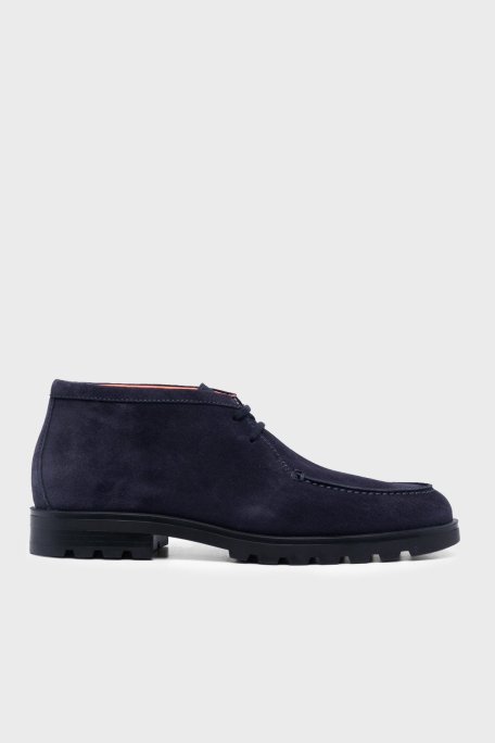 Santoni Hakiki Deri Süet Erkek Bot MGDC18609NEOBSEYU60 LACİVERT - 1