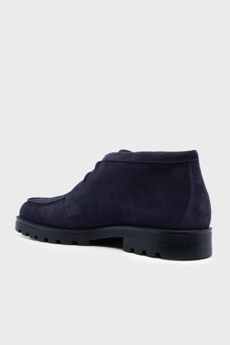 Santoni Hakiki Deri Süet Erkek Bot MGDC18609NEOBSEYU60 LACİVERT - 3