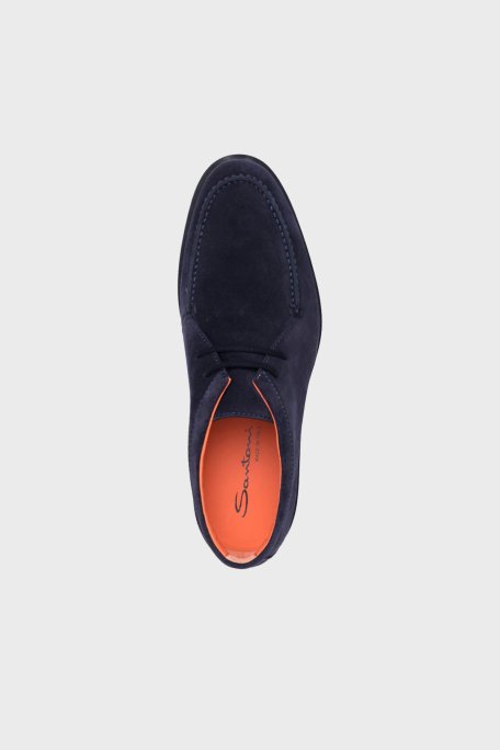 Santoni Hakiki Deri Süet Erkek Bot MGDC18609NEOBSEYU60 LACİVERT - 4