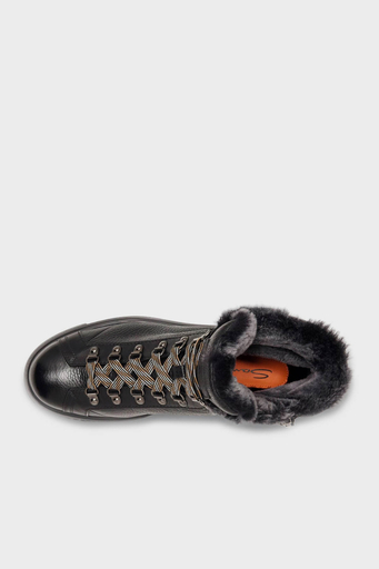 Santoni İçi Yumuşak Tüylü Deri Erkek Bot MGSM18190NERAYLWN01 SİYAH - 4