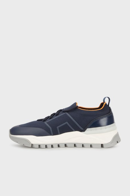 Santoni Logolu Sneaker Erkek Ayakkabı MBIH21923BGBRVDNU61 LACİVERT - 2