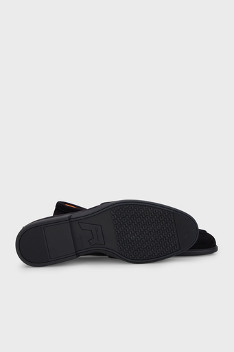 Santoni Süet Loafer Erkek Ayakkabı MGAR18829OOTSRVRU59 LACİVERT - 5