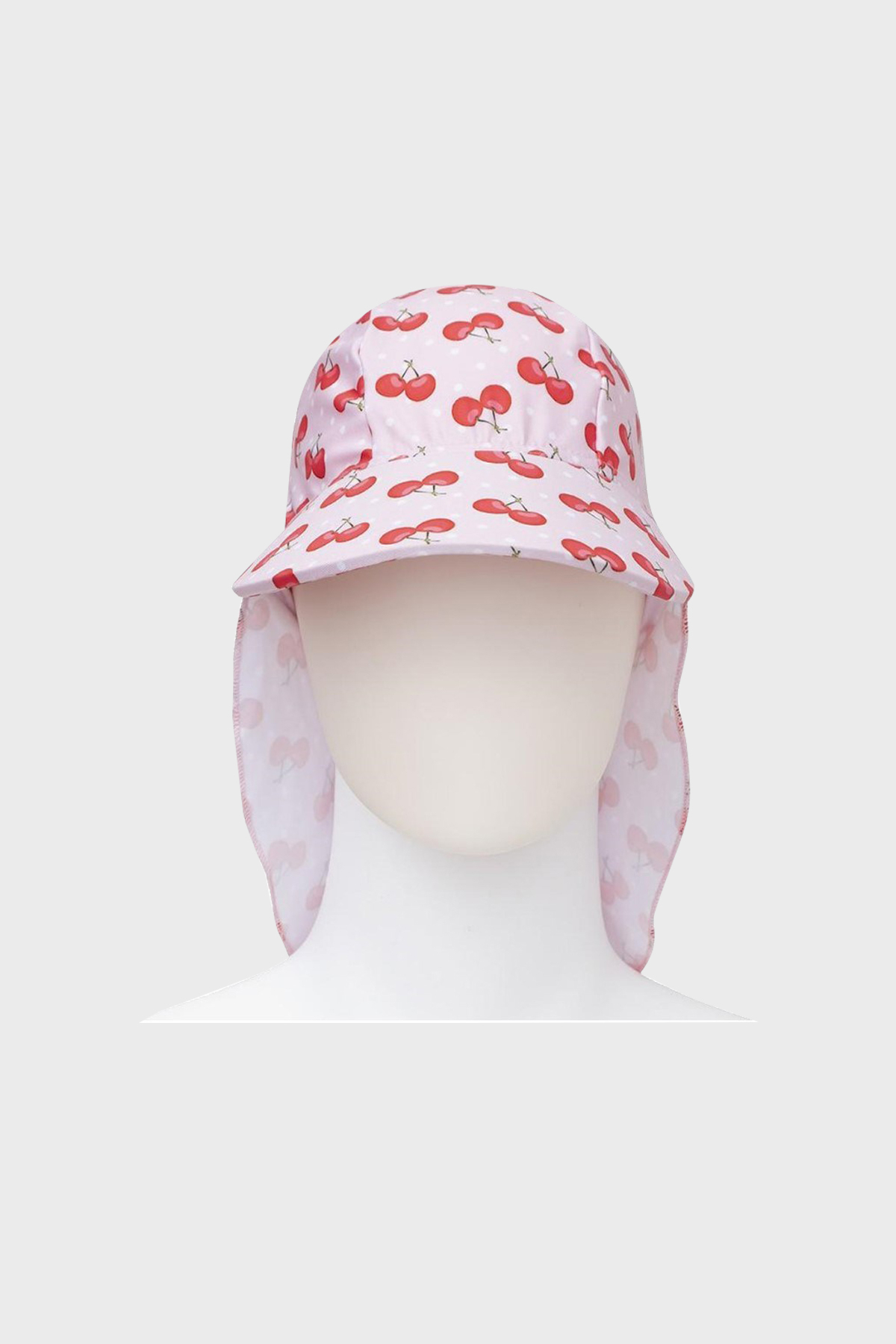 Slipstop Cherry Desenli Güneş sı Kız Çocuk Şapka SK21110012 PEMBE