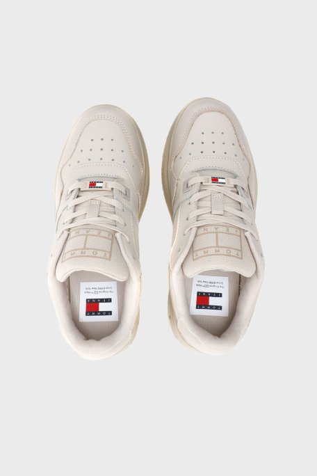 Tommy Hilfige Deri Sneaker Bayan Ayakkabı EN0EN02506 AEV BEJ - 6