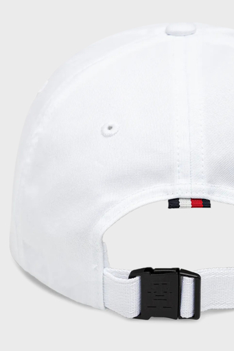 Tommy Hilfiger % 100 Pamuk Logolu Erkek Şapka AM0AM13542 YCF BEYAZ - 3