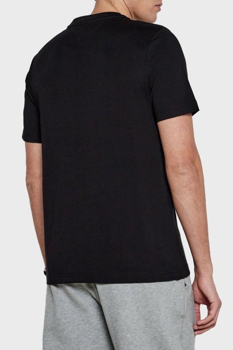 Tommy Hilfiger % 100 Pamuk Regular Fit Bisiklet Yaka Erkek T Shirt MW0MW37443 BDS SİYAH - 3