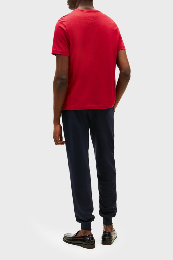 Tommy Hilfiger % 100 Pamuk Regular Fit Bisiklet Yaka Erkek T Shirt MW0MW39995 XLD KIRMIZI - 2
