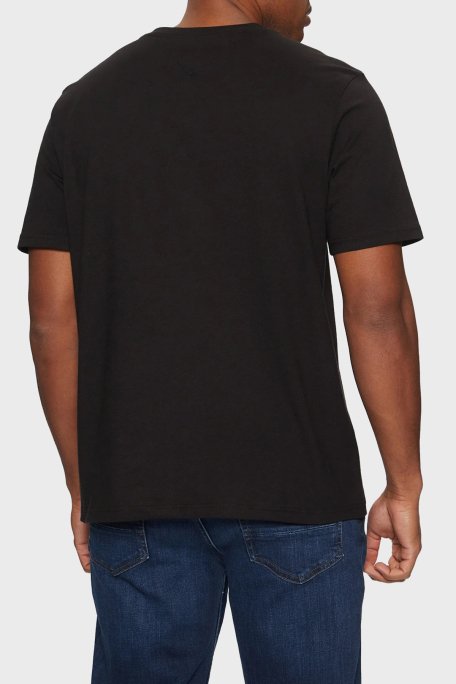 Tommy Hilfiger % 100 Pamuk Regular Fit Bisiklet Yaka Logolu Erkek T Shirt MW0MW38980 BDS SİYAH - 3
