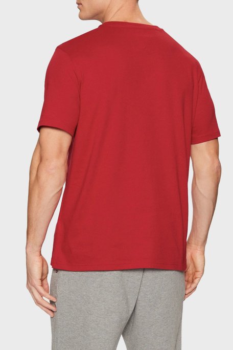Tommy Hilfiger % 100 Pamuk Regular Fit Bisiklet Yaka Logolu Erkek T Shirt MW0MW38980 XLD KIRMIZI - 3