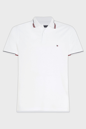 Tommy Hilfiger % 100 Pamuk Regular Fit Düğmeli Erkek Polo T Shirt MW0MW30774 YBR BEYAZ - 5