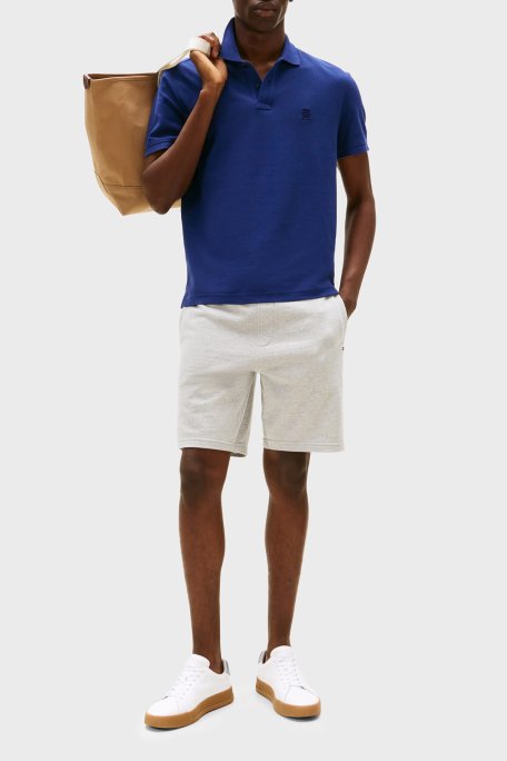 Tommy Hilfiger % 100 Pamuk Regular Fit Düğmeli Erkek Polo Yaka T Shirt MW0MW33167 C7G MAVİ - 2