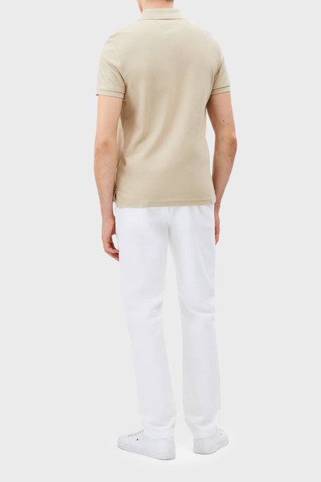 Tommy Hilfiger % 100 Pamuk Regular Fit Düğmeli Erkek Polo Yaka T Shirt MW0MW33167 RBT KUM - 3