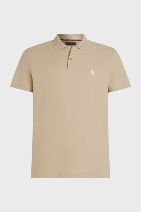Tommy Hilfiger % 100 Pamuk Regular Fit Düğmeli Erkek Polo Yaka T Shirt MW0MW33167 RBT KUM - 5