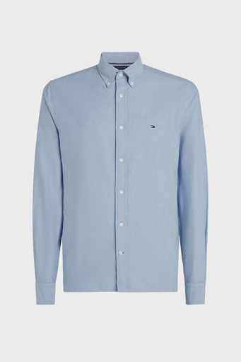 Tommy Hilfiger % 100 Pamuk Regular Fit Erkek Gömlek MW0MW35774 0GZ AÇIK MAVİ - 1