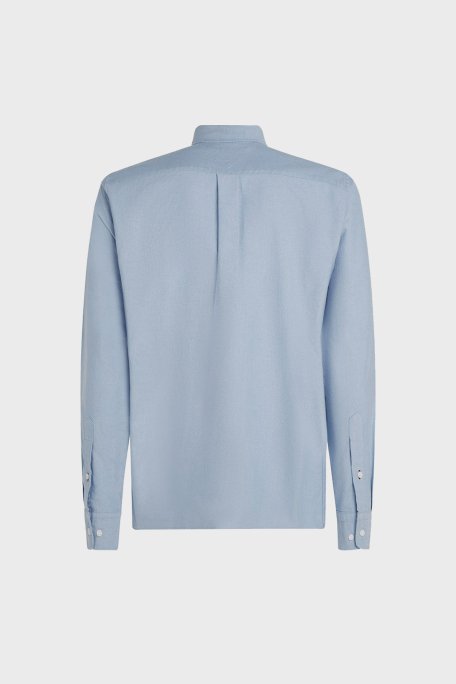 Tommy Hilfiger % 100 Pamuk Regular Fit Erkek Gömlek MW0MW35774 0GZ AÇIK MAVİ - 2