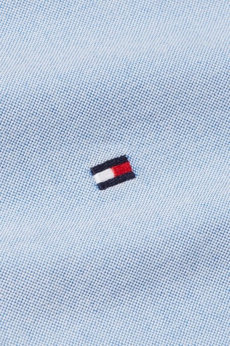 Tommy Hilfiger % 100 Pamuk Regular Fit Erkek Gömlek MW0MW35774 0GZ AÇIK MAVİ - 3