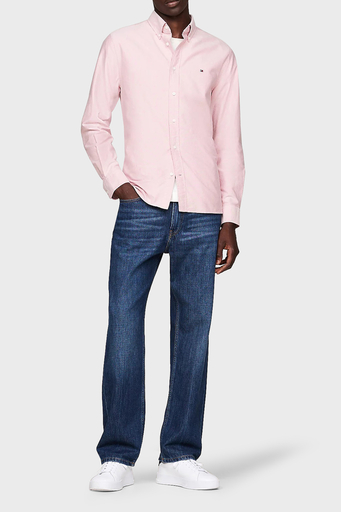 Tommy Hilfiger % 100 Pamuk Regular Fit Erkek Gömlek MW0MW35774 XI0 PEMBE - 1