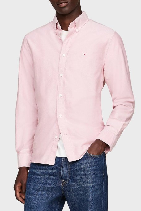 Tommy Hilfiger % 100 Pamuk Regular Fit Erkek Gömlek MW0MW35774 XI0 PEMBE - 2