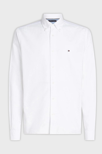 Tommy Hilfiger % 100 Pamuk Regular Fit Erkek Gömlek MW0MW35774 YBR BEYAZ - 5