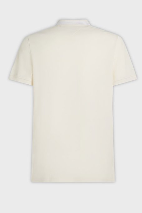 Tommy Hilfiger % 100 Pamuk Regular Fit Fermuarlı Erkek Polo Yaka T Shirt MW0MW38473 Z00 AÇIK BEJ - 2