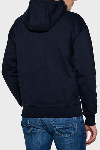 Tommy Hilfiger % 100 Pamuk Regular Fit Kapüşonlu Erkek Sweat MW0MW37462 DW5 LACİVERT - 2