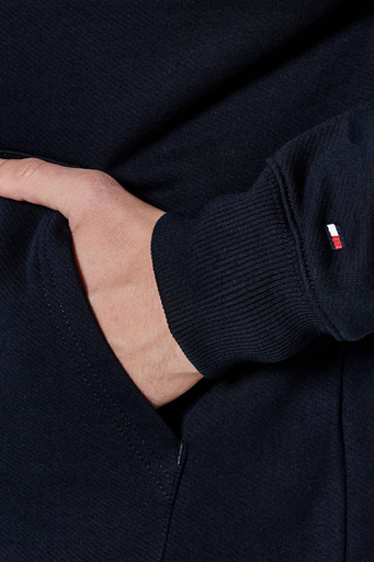 Tommy Hilfiger % 100 Pamuk Regular Fit Kapüşonlu Erkek Sweat MW0MW37462 DW5 LACİVERT - 5