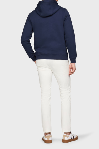 Tommy Hilfiger % 100 Pamuk Regular Fit Kapüşonlu Erkek Sweat MW0MW37469 DAF LACİVERT - 2