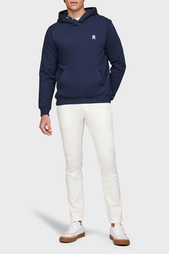 Tommy Hilfiger % 100 Pamuk Regular Fit Kapüşonlu Erkek Sweat MW0MW37469 DAF LACİVERT - 3