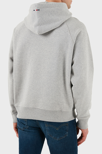 Tommy Hilfiger % 100 Pamuk Regular Fit Kapüşonlu Yaka Logolu Erkek Sweat DM0DM21259 P01 GRİ - 2