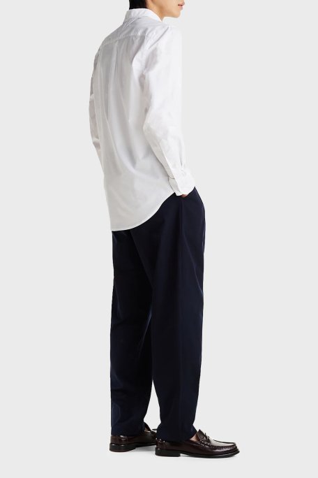 Tommy Hilfiger % 100 Pamuk Slim Fit Uzun Kollu Erkek Gömlek MW0MW38137 YCF BEYAZ - 3
