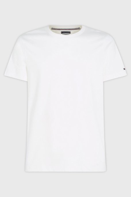 Tommy Hilfiger % 100 Pamuklu Regular Fit Erkek T Shirt MW0MW31526 YBL BEYAZ - 5