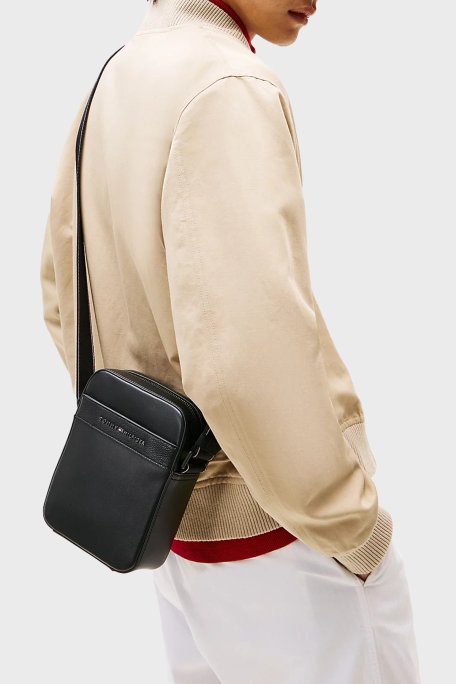 Tommy Hilfiger Ayarlanabilir Çapraz Askılı Erkek Çanta AM0AM13224 BDS SİYAH - 2
